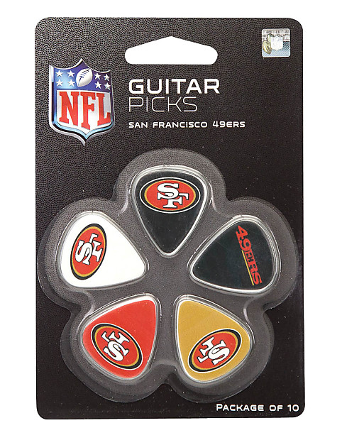Woodrow San Francisco 49ers Guitar Picks (10) image 1