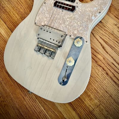 Waterslide Guitars T-Style Coodercaster PLEK'd White Blonde w/Lollar Supro Lap Steel+Charlie Christian Pickups image 1