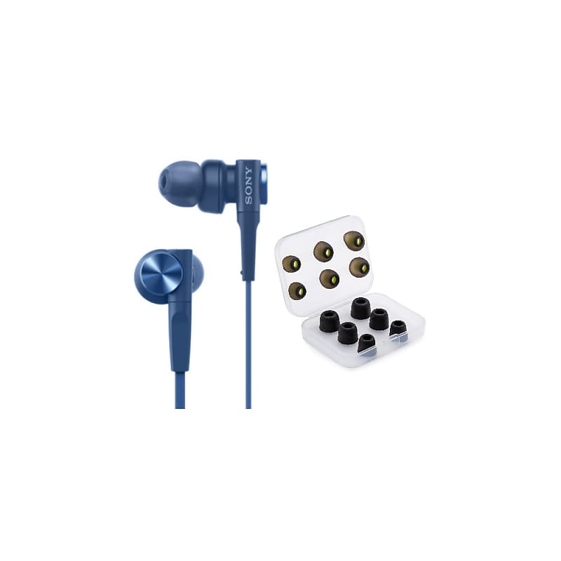 Sony MDRXB55AP Extra Bass Earbud Headphones/Headset with Mic | Reverb