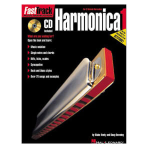 Hal Leonard FastTrack Harmonica Method - Book 1: for Diatonic Harmonica