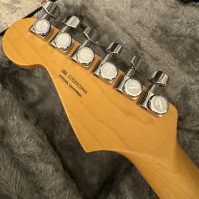 2020 Fender American Ultra Stratocaster with Maple Fretboard Cobra Blue image 11