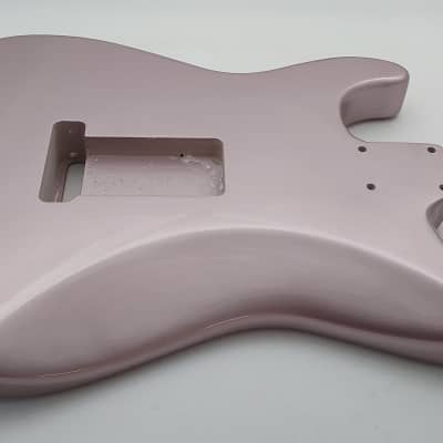 3lbs 11oz BloomDoom Nitro Lacquer Aged Relic Faded Burgundy Mist S-Style Vintage Custom Guitar Body image 11