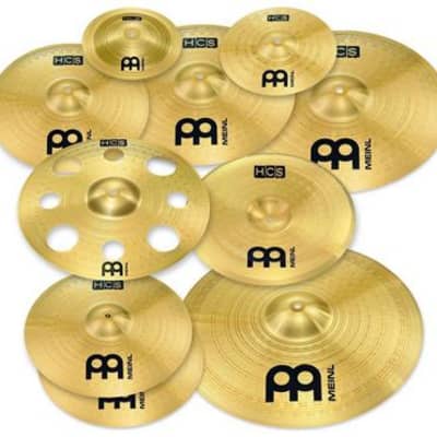 Meinl Cymbals HCS Ultimate Cymbal Pack with Free 16-Inch Trash Crash (Used/Mint)(New) image 1