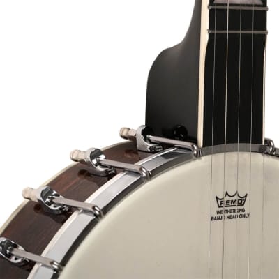 Gold Tone Model WL-250 White Ladye 5-String Open Back Banjo with Hardshell Case image 8