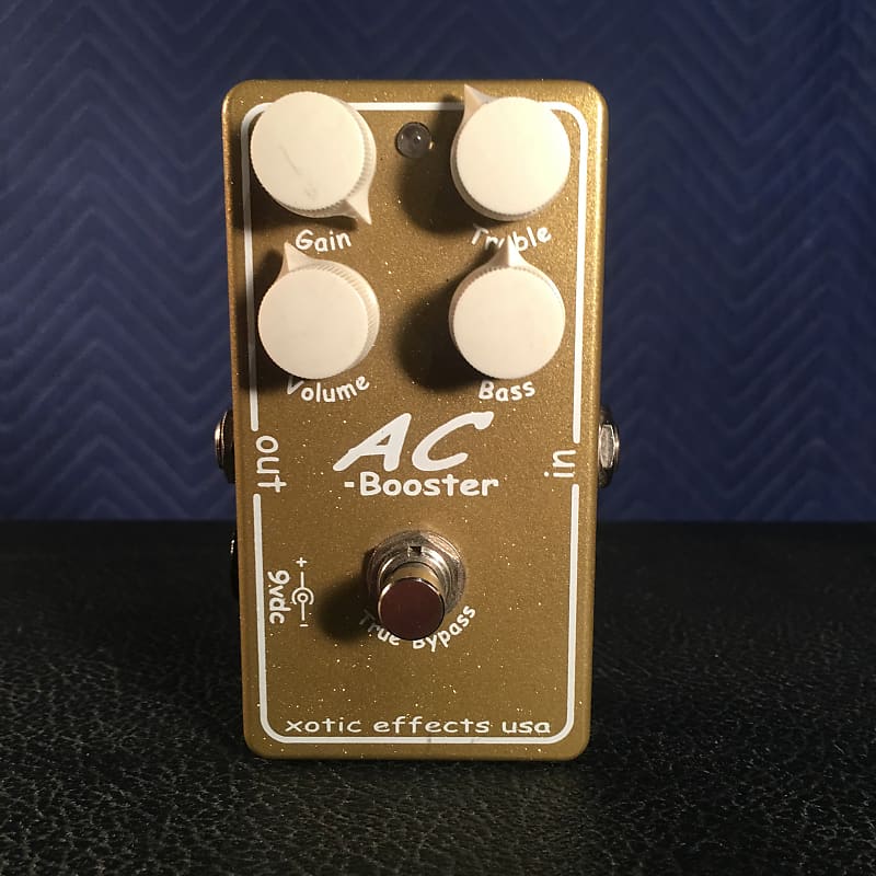 Xotic AC Booster Overdrive Pedal Limited Edition Gold Glitter