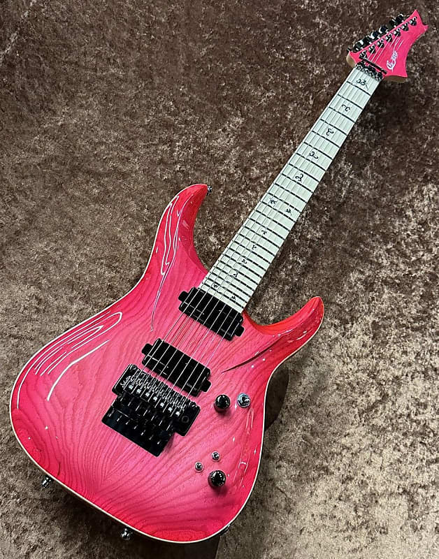 G-Life Guitars DSG Life-Ash VII / Coral Pink Burst ≒3.477Kg | Reverb