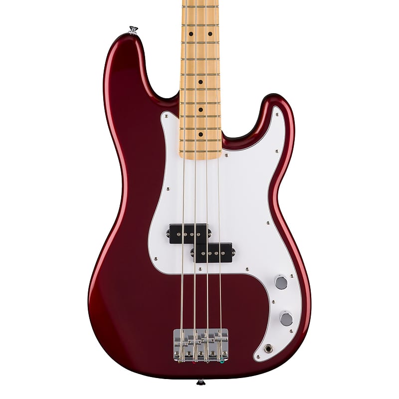 ベース Fender Standard Precision Bass Buy Fender Standard P Bass Electric Bass Maple Black PG in
