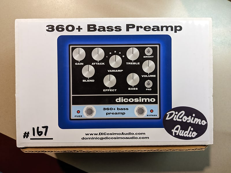 （49） dicosimo 360+bass preamp DiCosimo Audio - 360+ Bass Preamp Pedal - YouTube