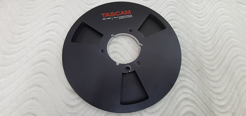 Tascam RE-104 Black 10.5 NEW Anodized Aluminum Metal Take up Reel fr  Reel-to-Reel Tape Recorder 1/4
