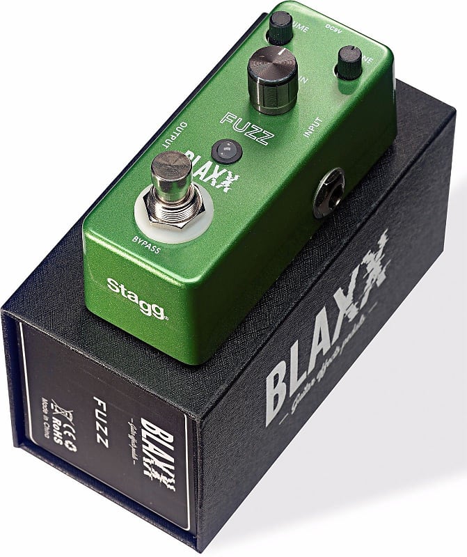 Blaxx by Stagg Model BX-FUZZ Heavy Metal Electric Guitar Effect Pedal image 1