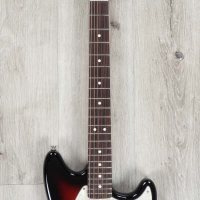 Fender American Performer Mustang Guitar, Rosewood Fretboard, 3-Color Sunburst image 4
