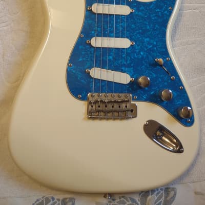 Squier by Fender Stratocaster Electric Guitar w/Fender Lace Sensors & EMG SPC - Made In Japan - 1980s image 5