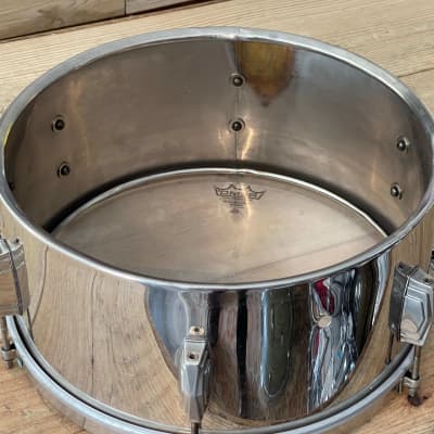 30's Ludwig & Ludwig 6.5 x 14  NOB Snare Drum Frankie Banali Nickel Over Brass image 17