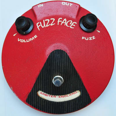 Original Arbiter Fuzz Face 1968 red, pre-Dallas Germanium NKT275