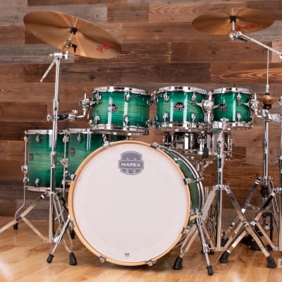 MAPEX ARMORY SPECIAL EDITION 7 PIECE DRUM KIT, EMERALD BURST image 2