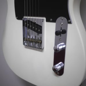 Indy Custom ICLE-TWT Tele Style Electric Guitar White image 4