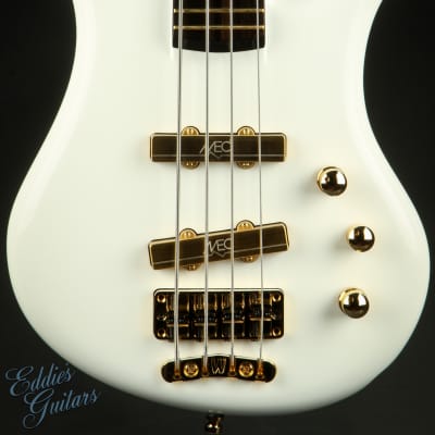 Warwick Custom Shop Masterbuilt Thumb Bass - Solid White High Polish image 2