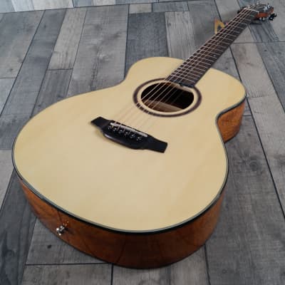 Crafter HM-250N  'Solid Engelmann Spruce Top' Mini/Travel Acoustic Guitar image 3