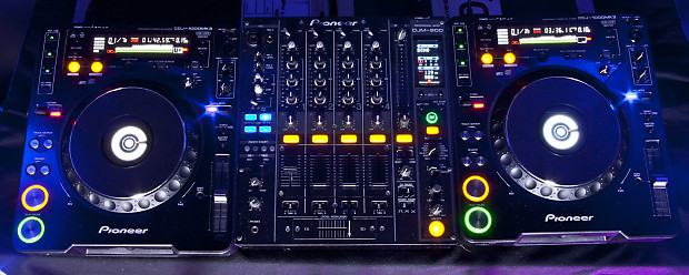 Pioneer CDJセット DJM-800 CDJ1000MK3 テクニクス Pioneer DJ CDJ-1000MK3/DJM-800 Package with Coffin Case