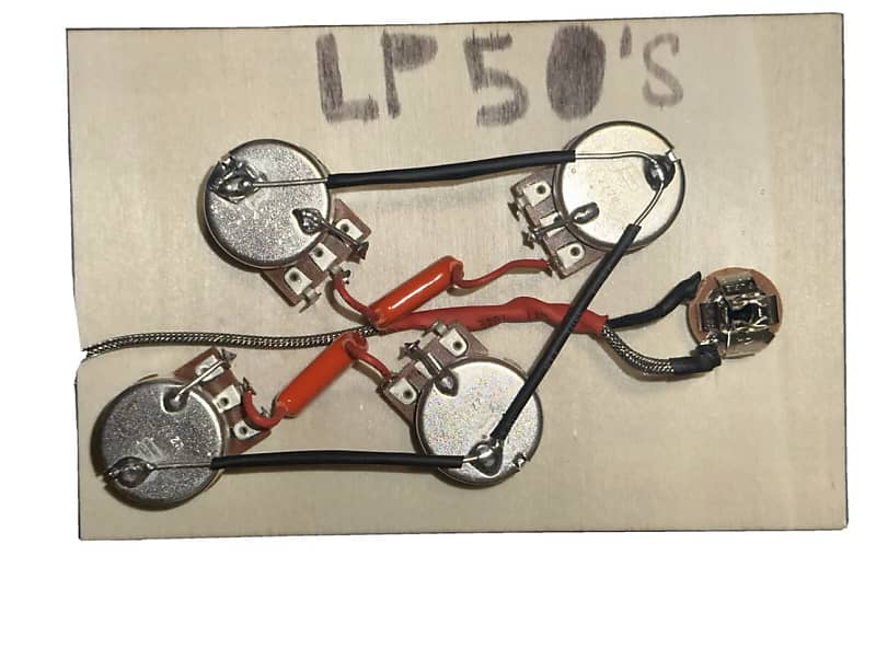 50s Les Paul Prewired Upgrade Wiring Harness Gibson Les Paul Reverb 7751