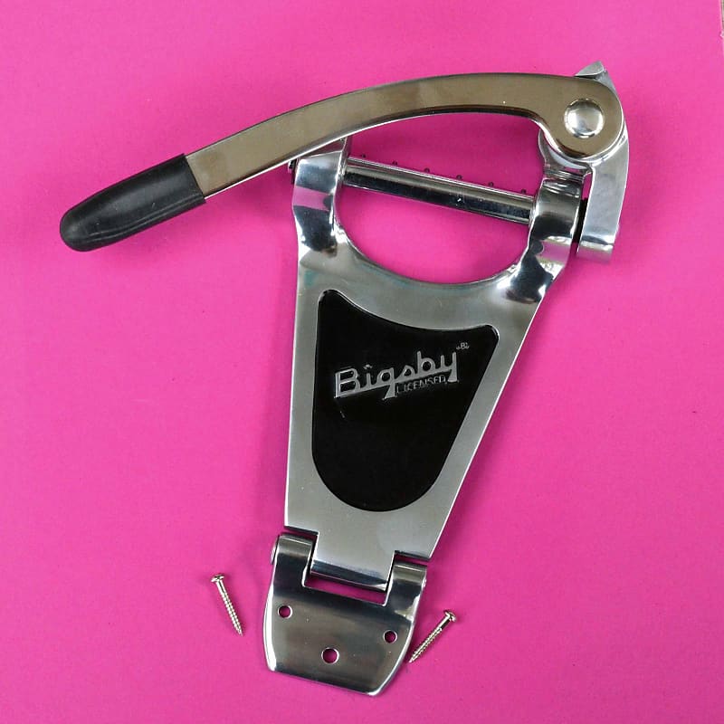BIGSBY B30 Licensed Tremolo Taipiece for Thin Archtop or semi-Hollow body  Die Cast Aluminium