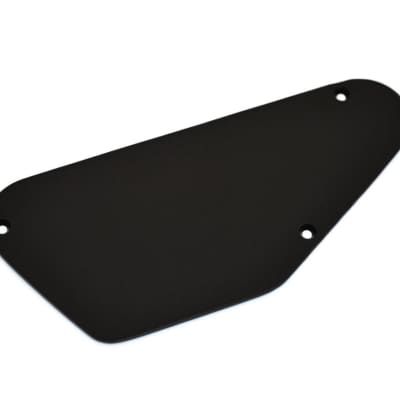 UVBP-B Black Superstrat Style Guitar Back Plate Control Cover for sale