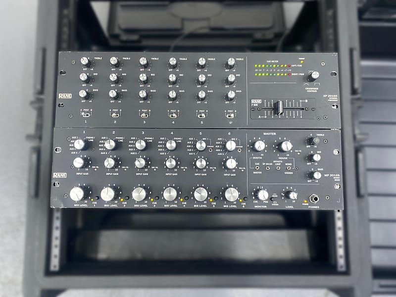 Rane MP2016S XP2016S　ロータリーミキサー　ラックケースセット Rane MP2016S XP2016S ロータリーミキサー ラックケースセット