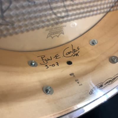 Bun E. Carlos’s Cheap Trick Signed, Sgt. Pepper, Ludwig, Zildjian 2007 Black Oyster Maple Classic. image 13