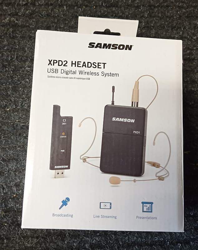 Samson XPD2 USB Digital Wireless Headset Microphone System 2020s