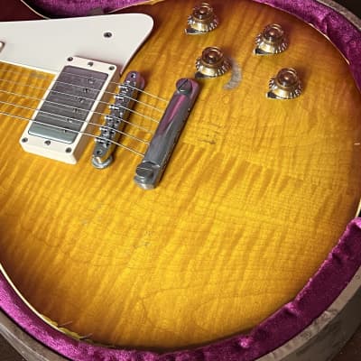 BLACK FRIDAY SALE!! Gibson Custom Shop Joe Perry 1959 Les Paul Signed, Aged 2013 November Tobacco Burst Slash image 11