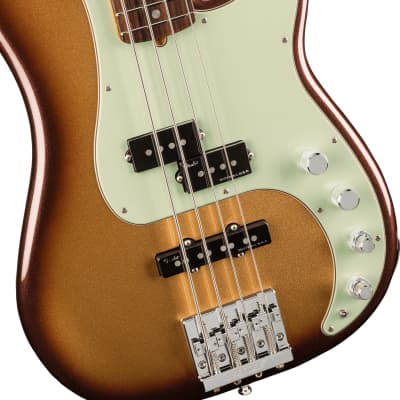 Fender American Ultra Precision Bass®, Rosewood Fingerboard, Mocha Burst - US22067183 image 3