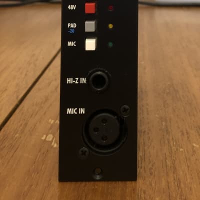 API 512c 500 Series Mic Preamp Module 2000 - Present - Black image 1