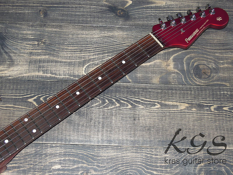 Fernandes ST-40 Limited Edition 1995 Candy Apple Red | Reverb
