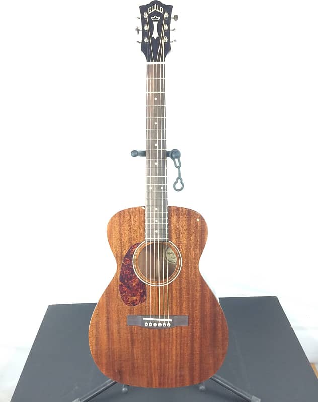 Guild M-120L Left-Handed All Solid Wood 3/4 Scale Acoustic Guitar w/ Gig Bag image 1