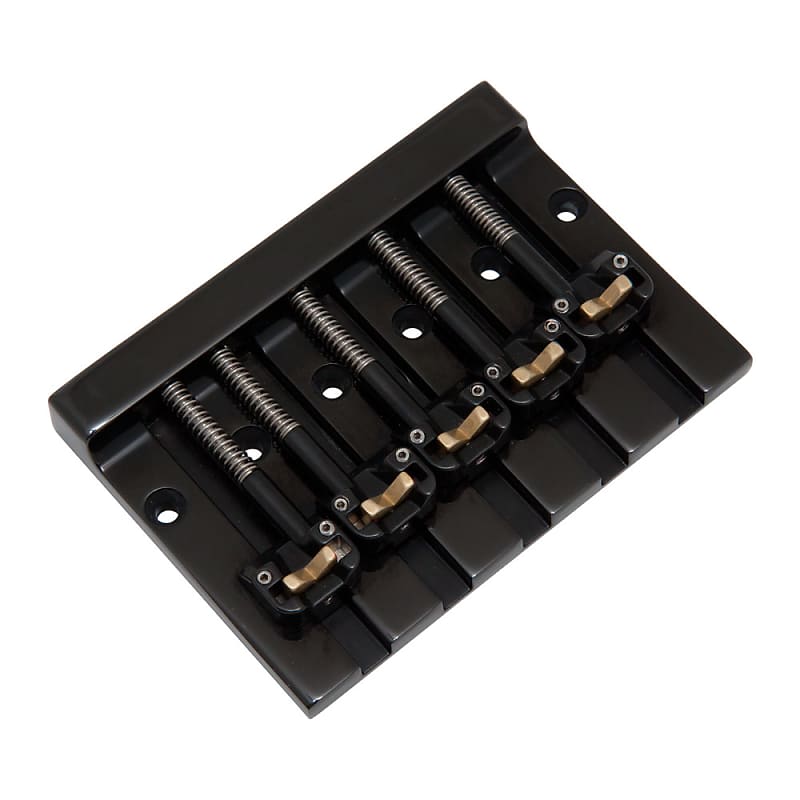 Hipshot Kickass 5 String Bass Bridge Fits Squier Black Reverb