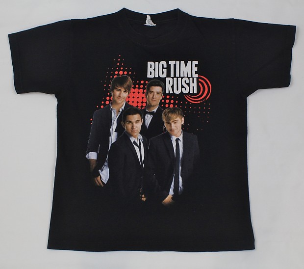 Big Time Rush Concert T-shirt 2012 Big Time Summer Tour - Cities