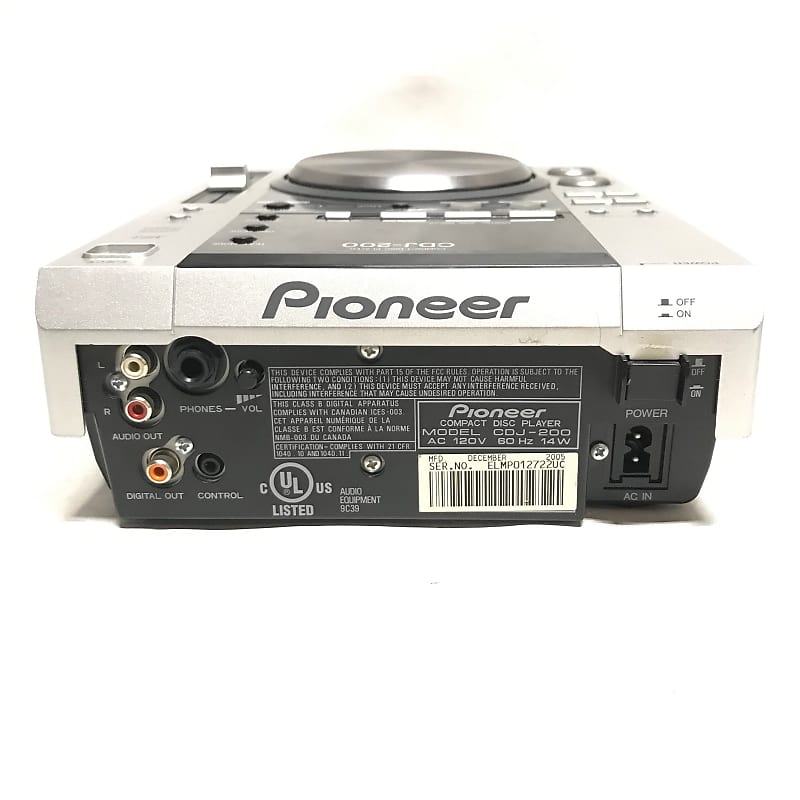 Pioneer CDJ-200 Professional Portable DJ CD Player - USED | Reverb