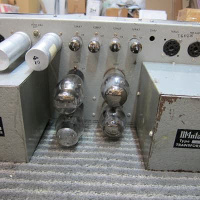 Vintage McIntosh MI-60 Tube Mono Amplifier, Original Vintage Tubes, 60 Watts, Working, Rack Mount, 1960s, USA 1960s - Gray image 1