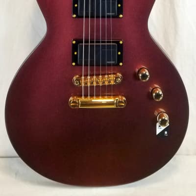 ESP LTD EC-1000 Set Neck Electric Guitar - Gold Andromeda, 2022, w/ESP Hard Shell Case image 8