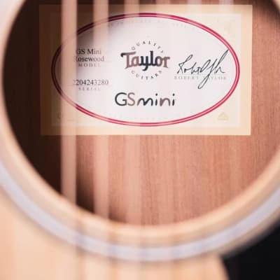 Taylor GS Mini Rosewood Acoustic Guitar with GS Mini Hard Bag image 12