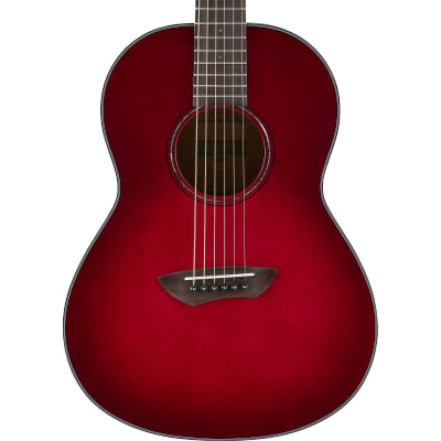 Yamaha CSF1M Parlor Guitar Crimson Red Burst Reverb