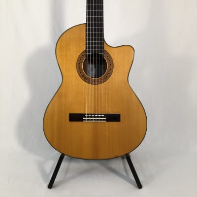 K Yairi CY127 CE (2008) 59472 Nylon string, electro with cutaway, in a Ortega softcase. Made Japan. image 1