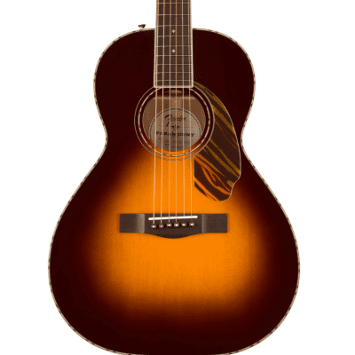 Fender PS-220E Parlor, 3-Color Vintage Sunburst, Ovangkol Fingerboard for sale