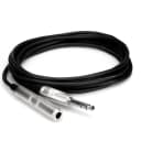 Hosa HXSS005 -5' REAN 1/4" TRS to 1/4 in TRS Headphone Extension Cable