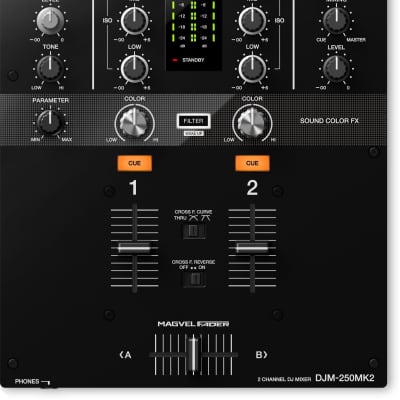 Pioneer DJ 2-Channel DJ Mixer with rekordbox - DJM-250MK2 image 1