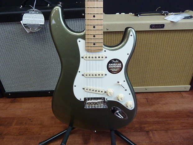 Fender American Standard Stratocaster 2014 Jade Pearl Metallic image 1
