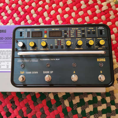 ギター KORG SDD-3000 PEDAL Korg SDD-3000 Pedal Programmable Digital Delay Used Tested