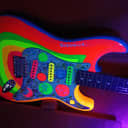 Fender Artist Series George Harrison Rocky Stratocaster 2022 - Sonic Blue / Custom Art