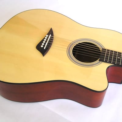 Kona Pro Cutaway Acoustic Guitar - Gloss Finish image 3