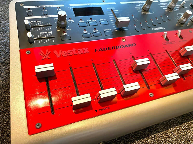 Very rare] Vestax Faderboard Sampler Synthesizer | Reverb